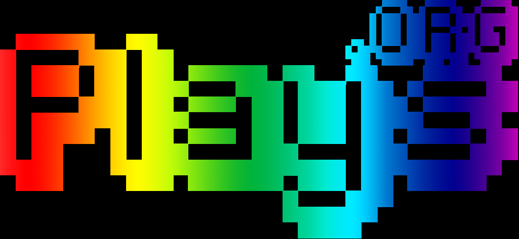 plays.filmscomplets.org logo in rainbows.