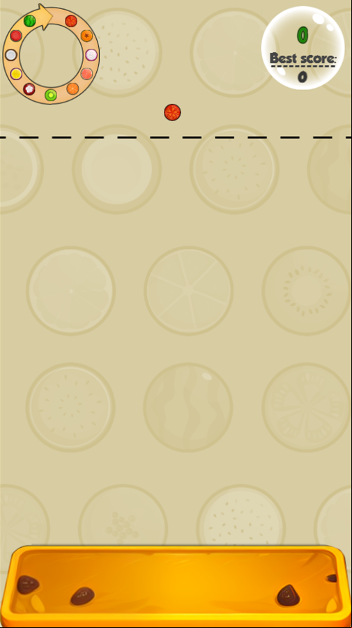 2048 Watermelon New Game Welcome Screen Screenshot.