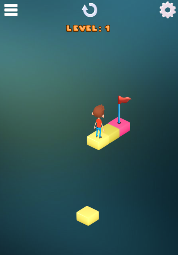 3D Isometric Puzzle Game Play Screenshot.