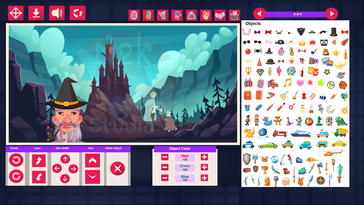 ImagineBox Game Design Play Screenshot.