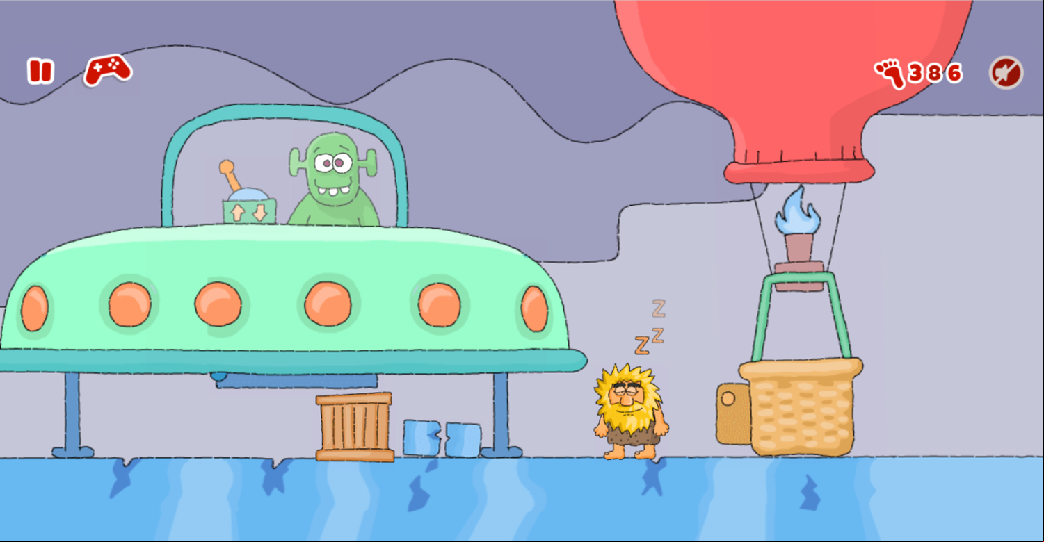 Adam and Eve Sleepwalker Gameplay Screenshot.