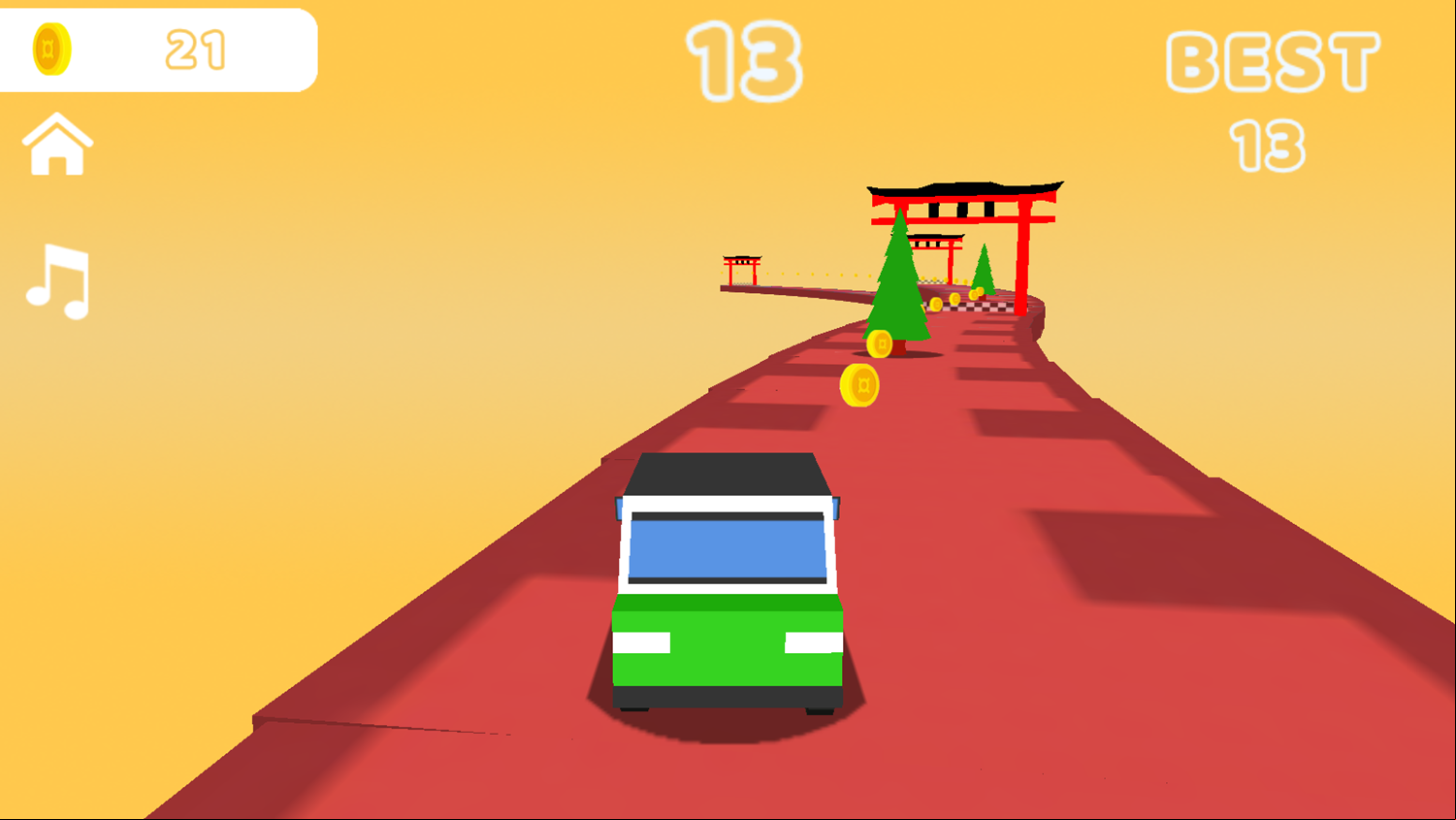 Adventure Rush Game Play Screenshot.
