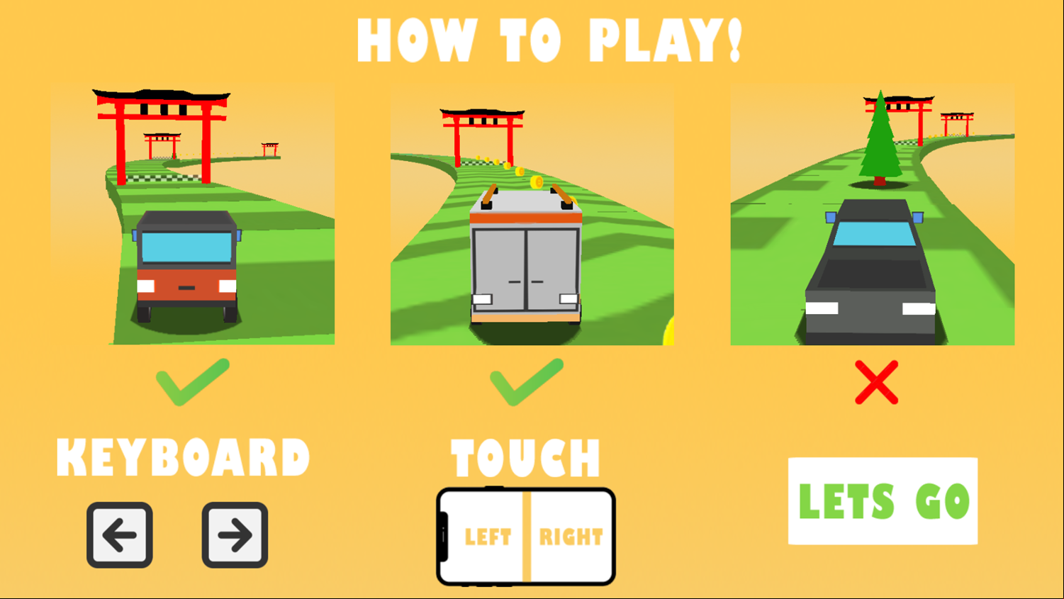 Adventure Rush Game How To Play Screenshot.