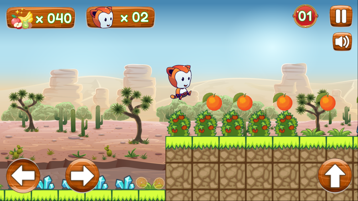 Adventure Squirrel Game Level Play Screenshot.
