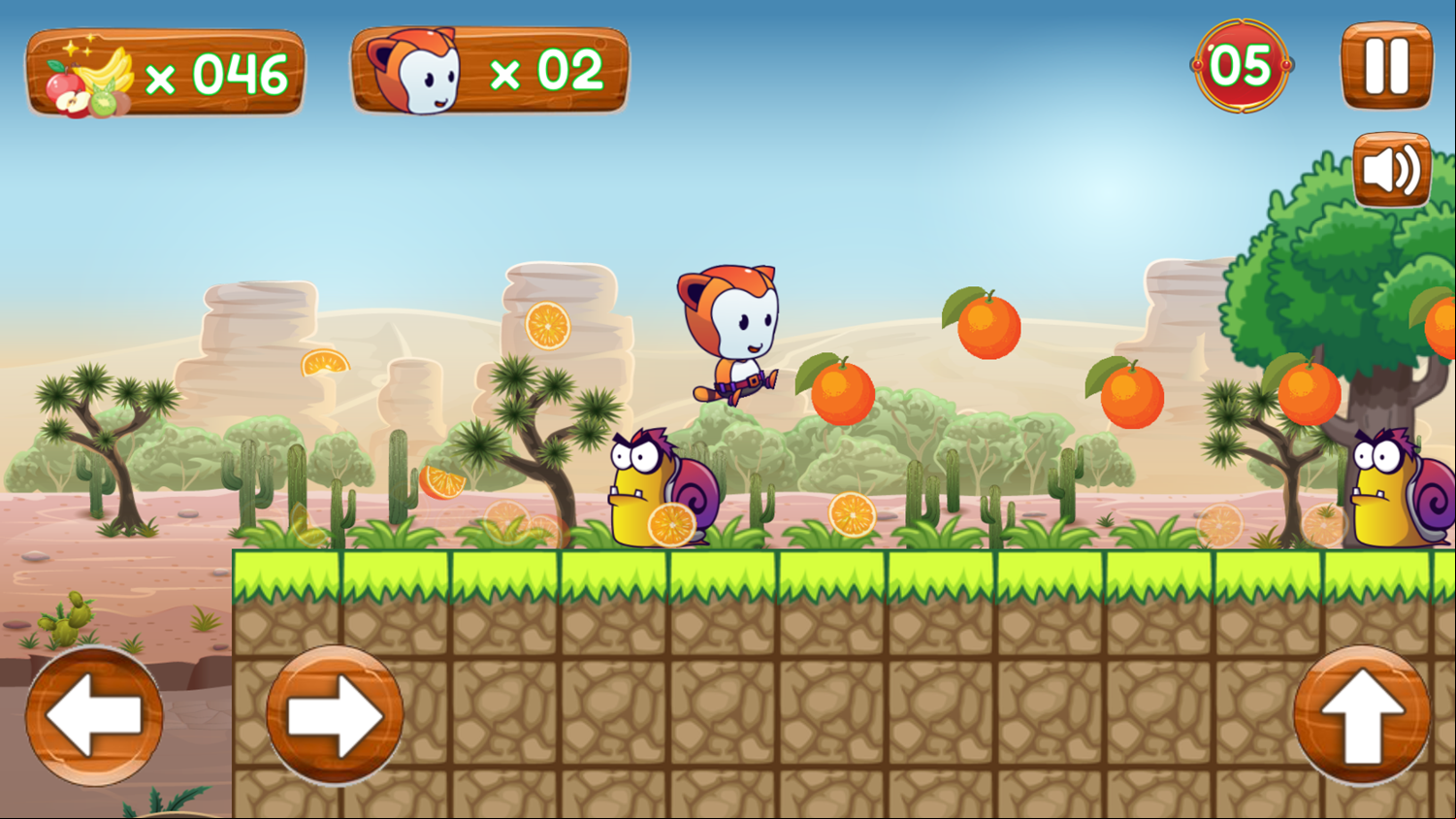 Adventure Squirrel Game Next Level Screenshot.