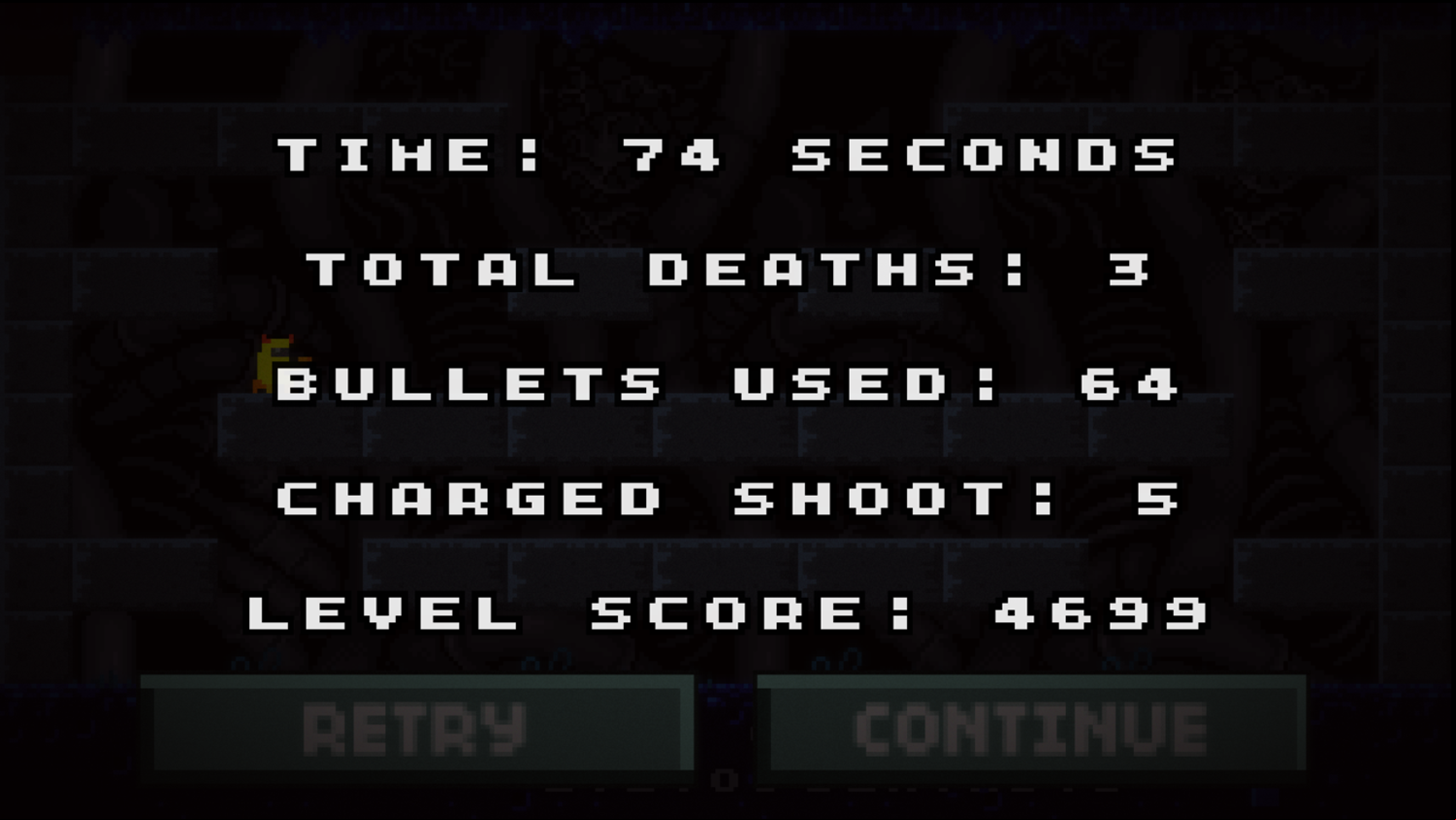 Agent Banie Level Clear Details Screenshot.