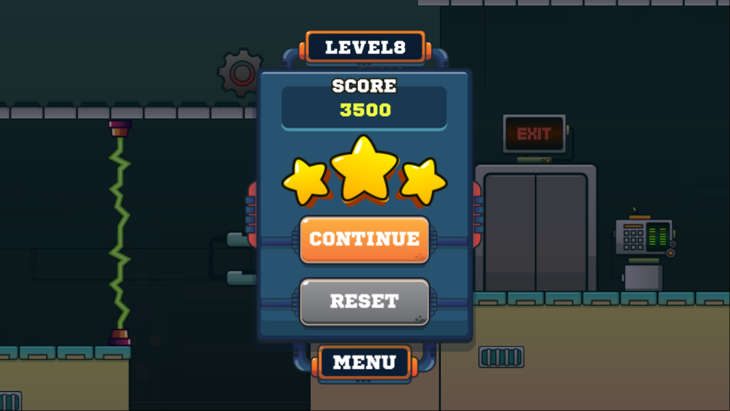 AI Gone Astray Game Level Complete Screen Screenshot.