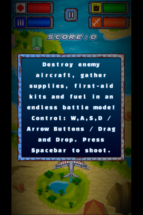 Air Warfare Game Mechanics Screenshot.