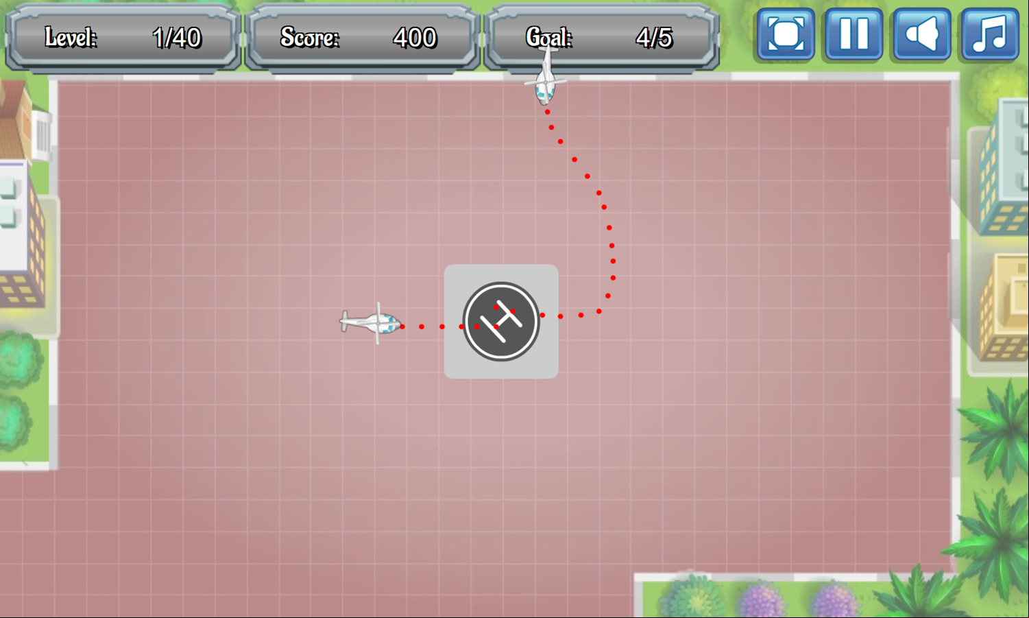 Airport Management 1 Game Level Play Screenshot.