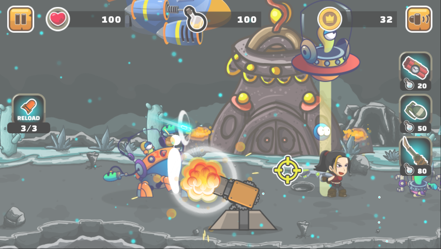 Alexandria Attacks Game Screenshot.