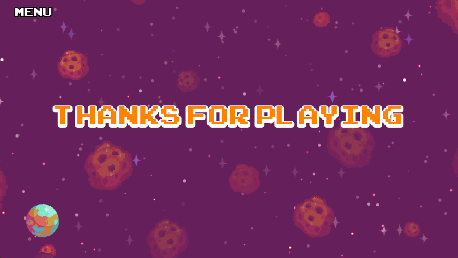 Alien Space War Game Complete Screenshot.