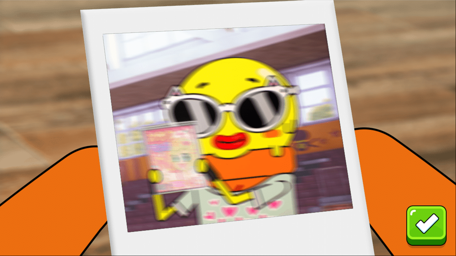 Amazing World of Gumball Darwin's Yearbook Game Sarah Picture Screenshot.