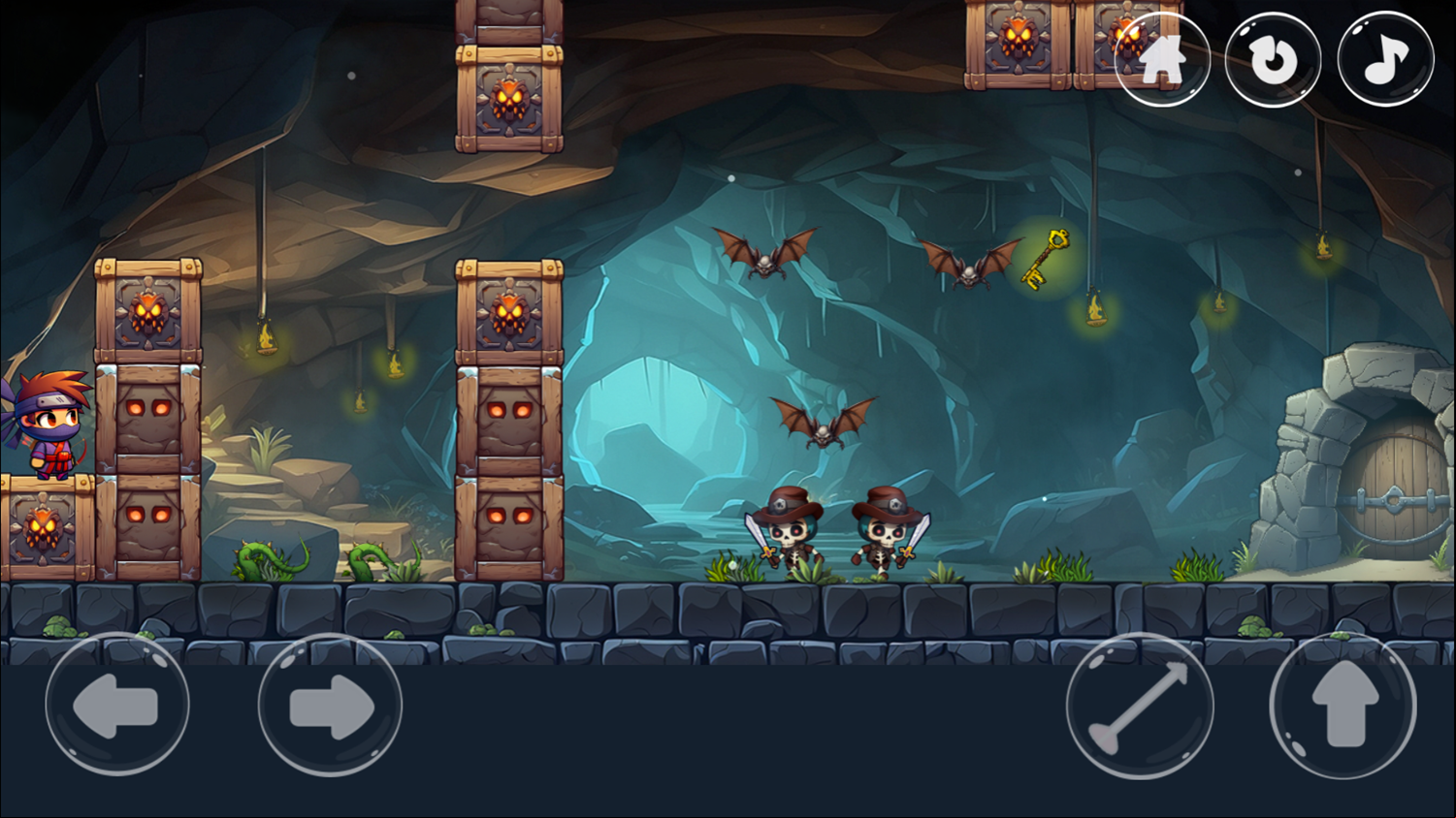 Angel of Archer Game Level With Many Enemies Screenshot.