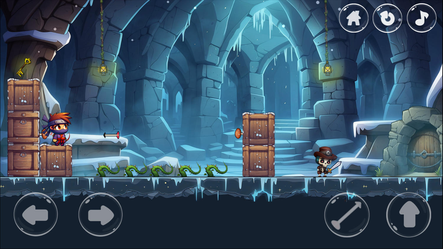 Angel of Archer Game Ride on an Arrow Screenshot.
