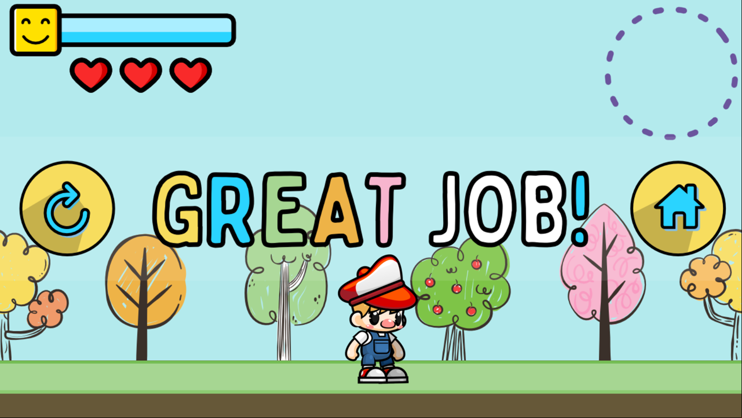 Animals Names Game Complete Screenshot.