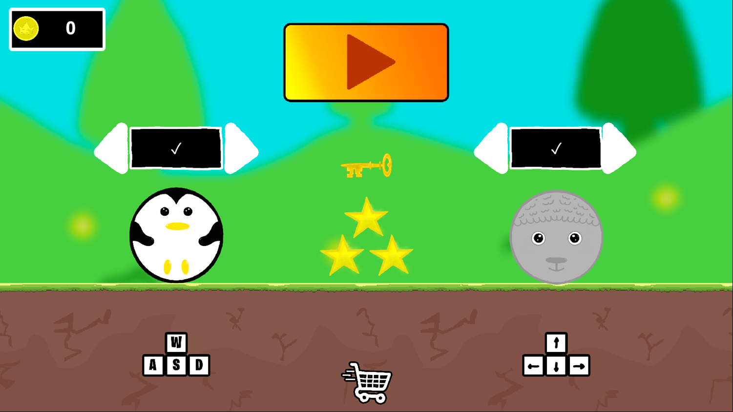 Animals Party Ball Game Character Select Screenshot.