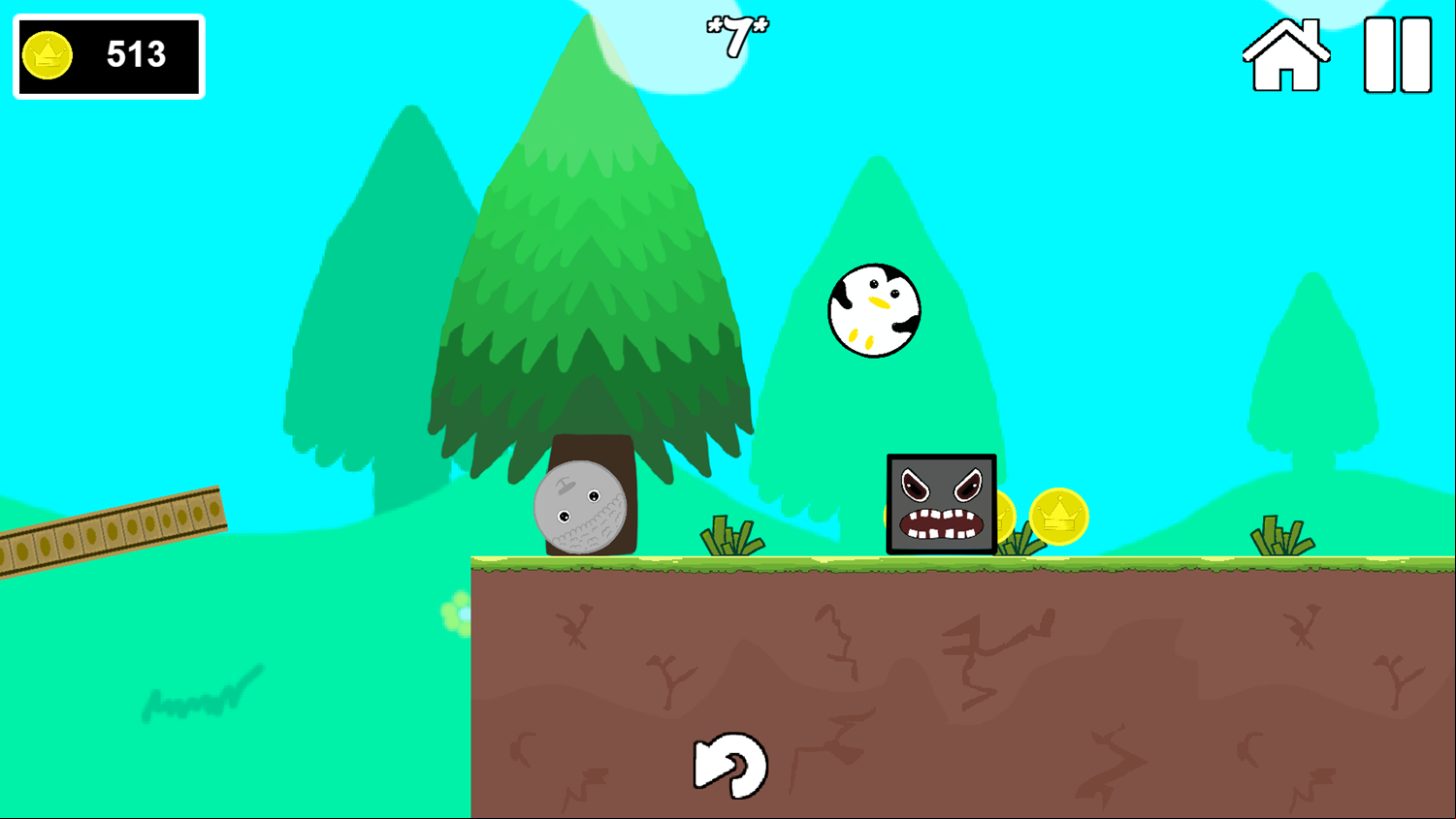 Animals Party Ball Game Jump On Enemies Screenshot.