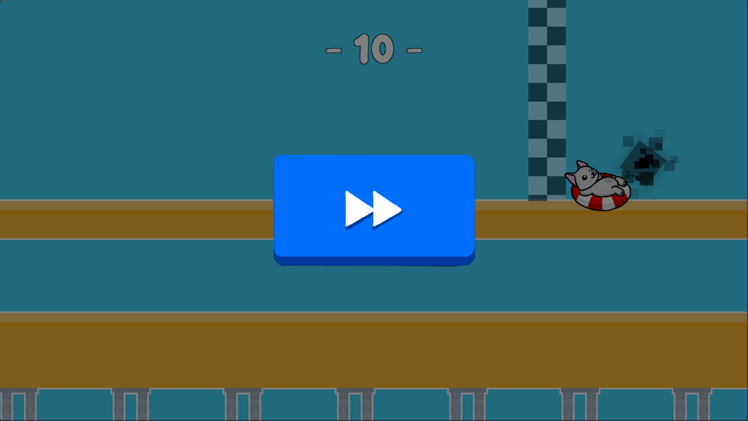 Aqua Dogy Game Complete Screenshot.
