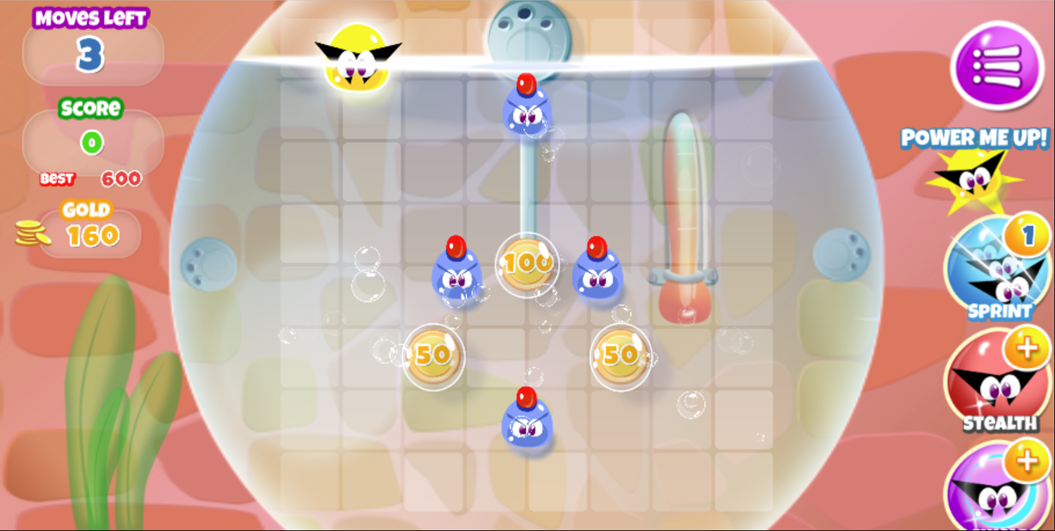Aqua Thief Game Final Level Screenshot.