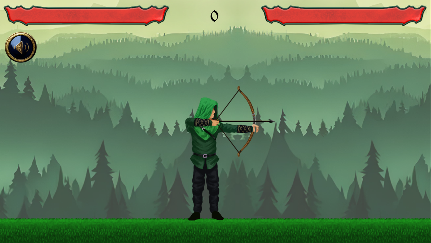 Archer 1x1 Game Start Screenshot.