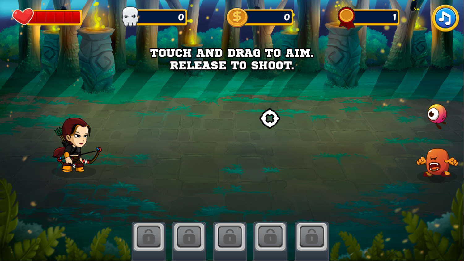 Archery Hunter Game How To Play Screenshot.