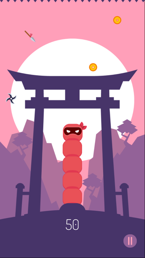 Archery Ninja Game Play Screenshot.