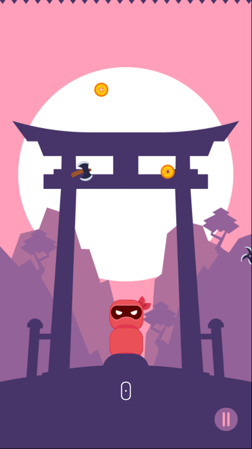 Archery Ninja Game Start Screenshot.