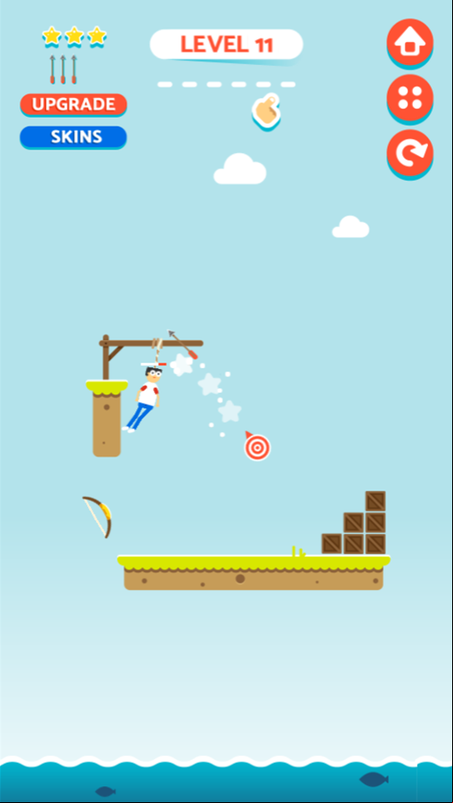 Arrow Shooter Game Bullseye Redirect Screenshot.