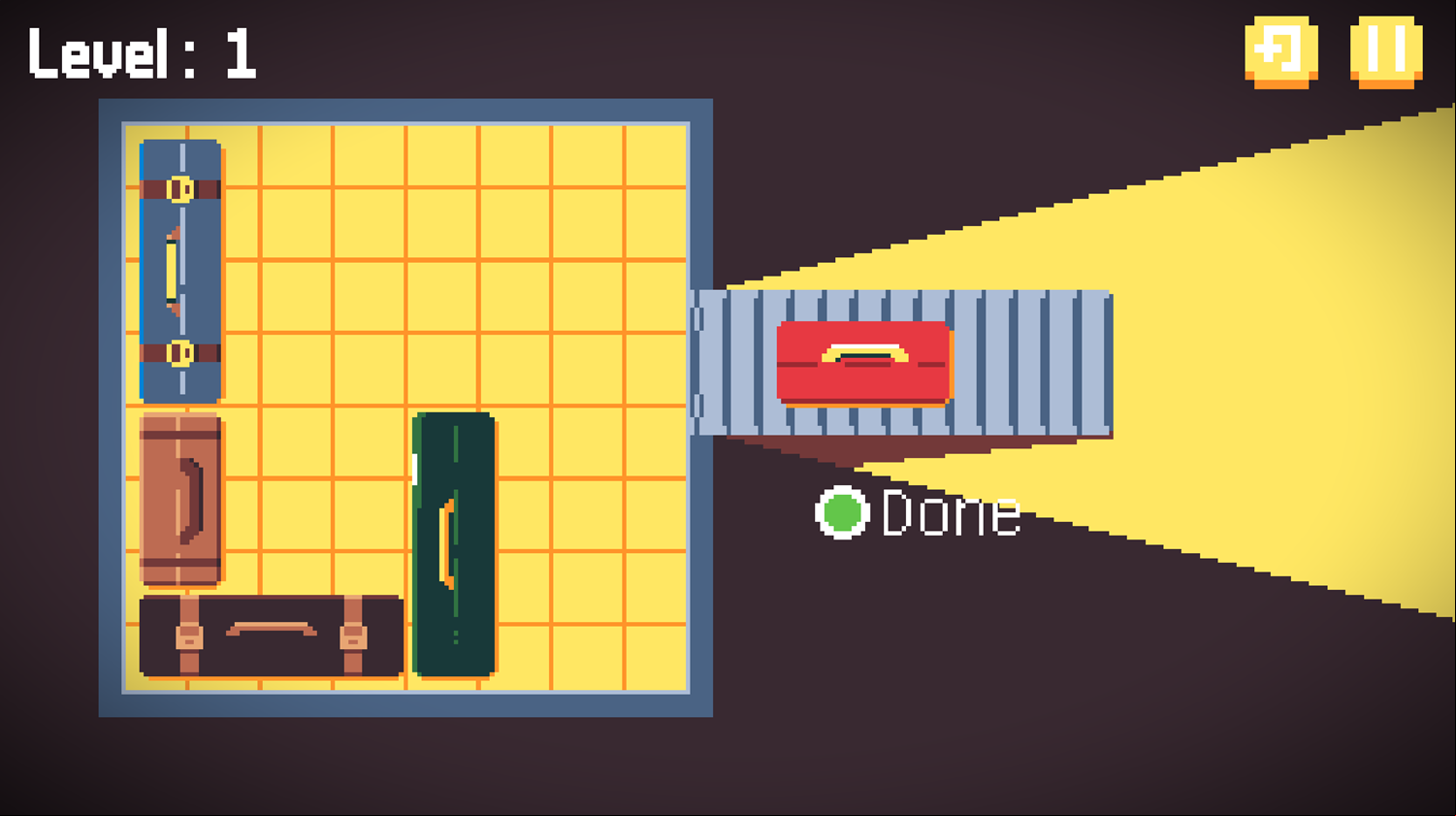 Baggage Reclaim Game Level Play Screenshot.