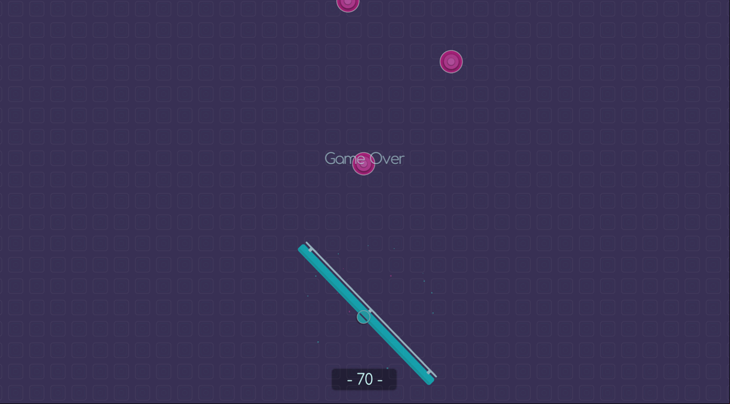 Balance Game Over Screenshot.
