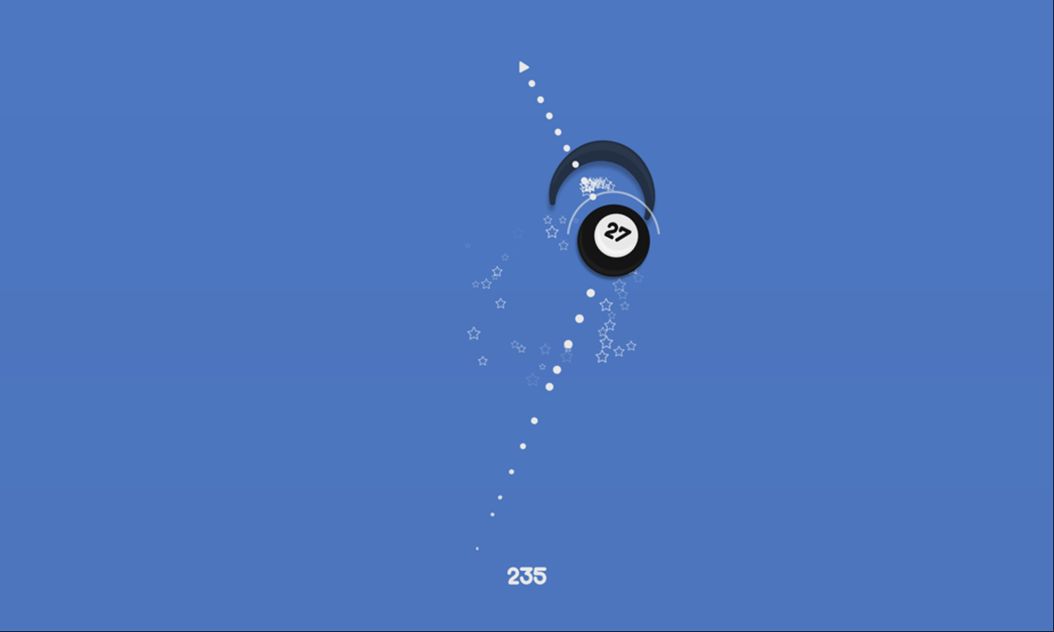 Ball 27 Game Bonus Star Collected Screenshot.