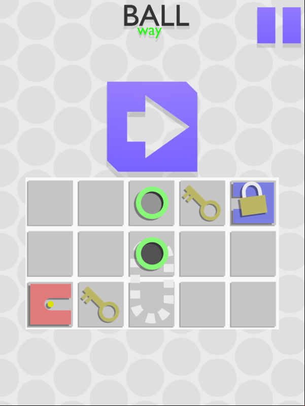 Ball Way Game Level Progress Screenshot.