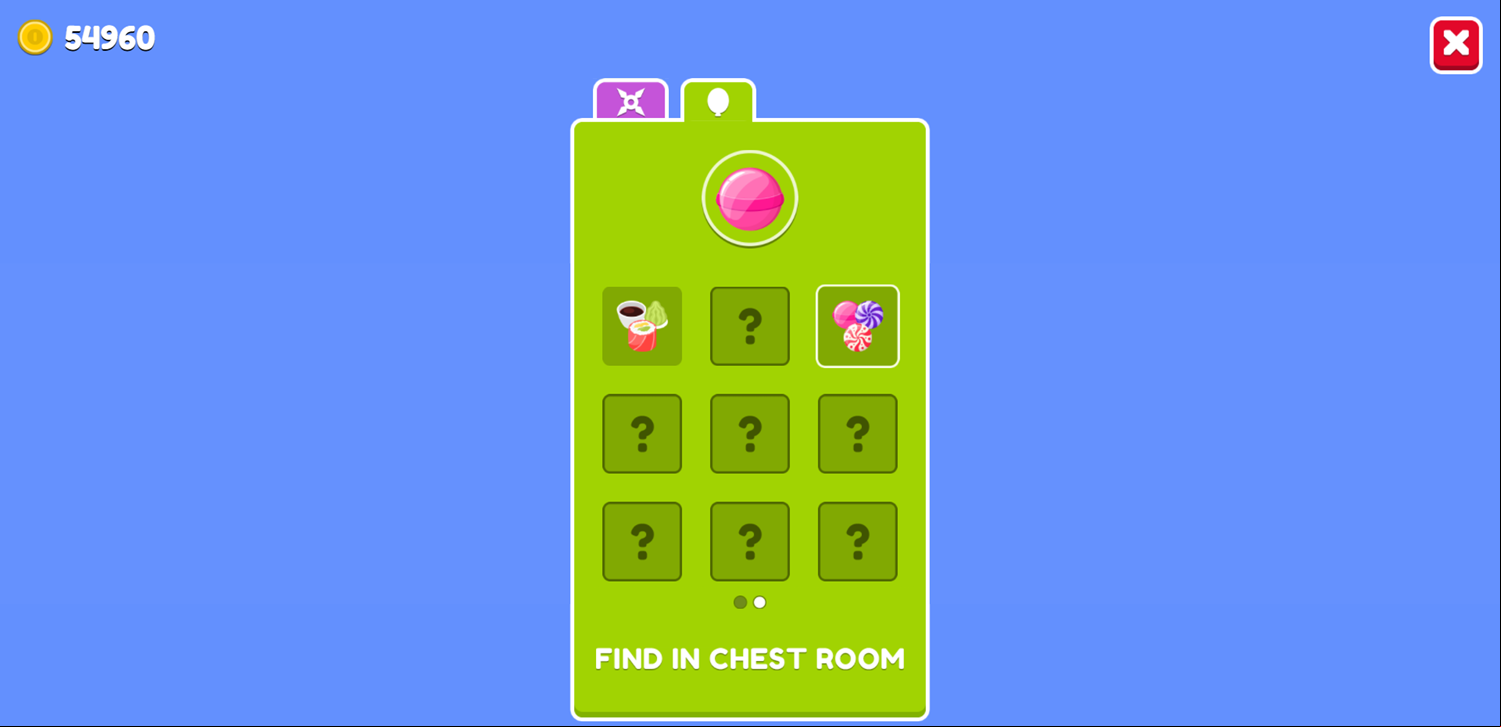 Balloon Slicer Game Balloon Types Screen Screenshot.