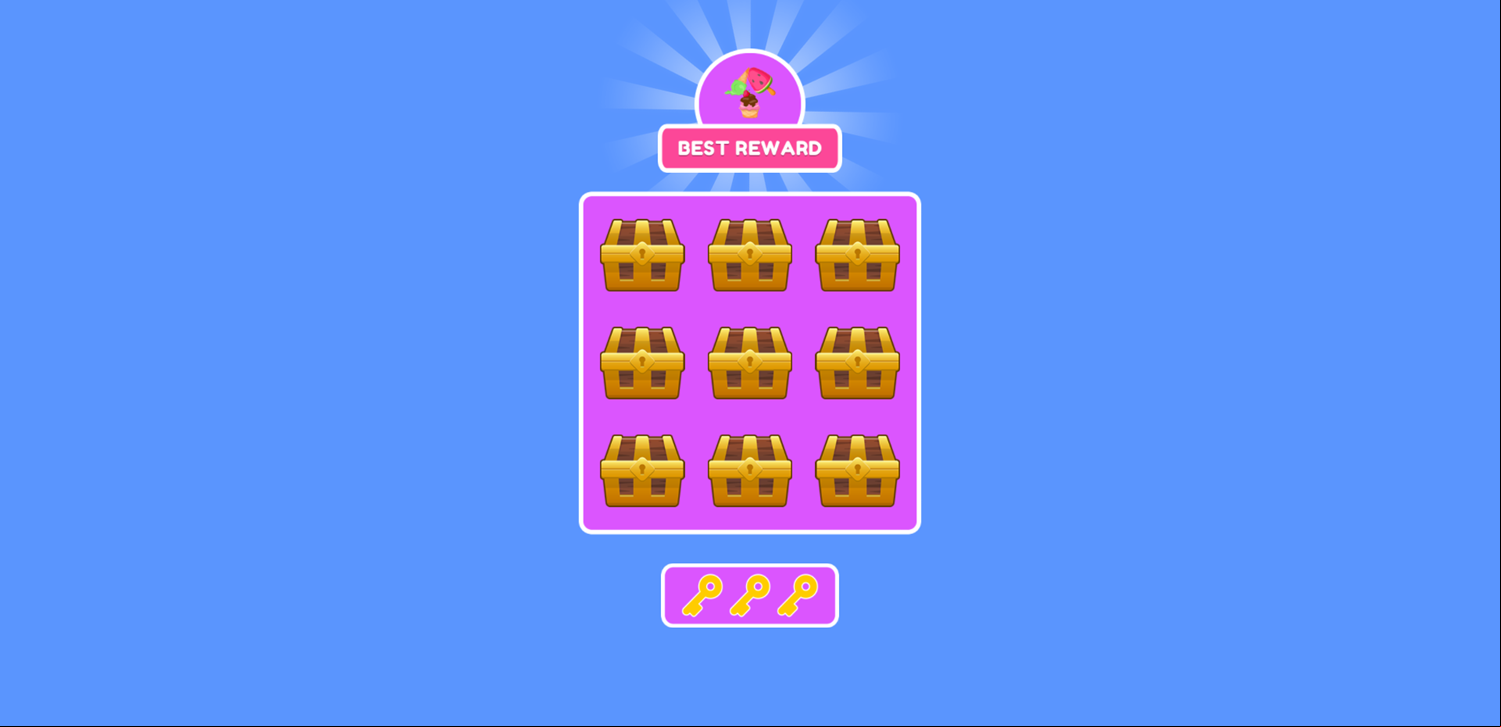 Balloon Slicer Game Bonus Round Screen Screenshot.
