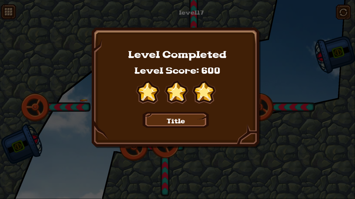 Balloon Up Game Complete Screenshot.