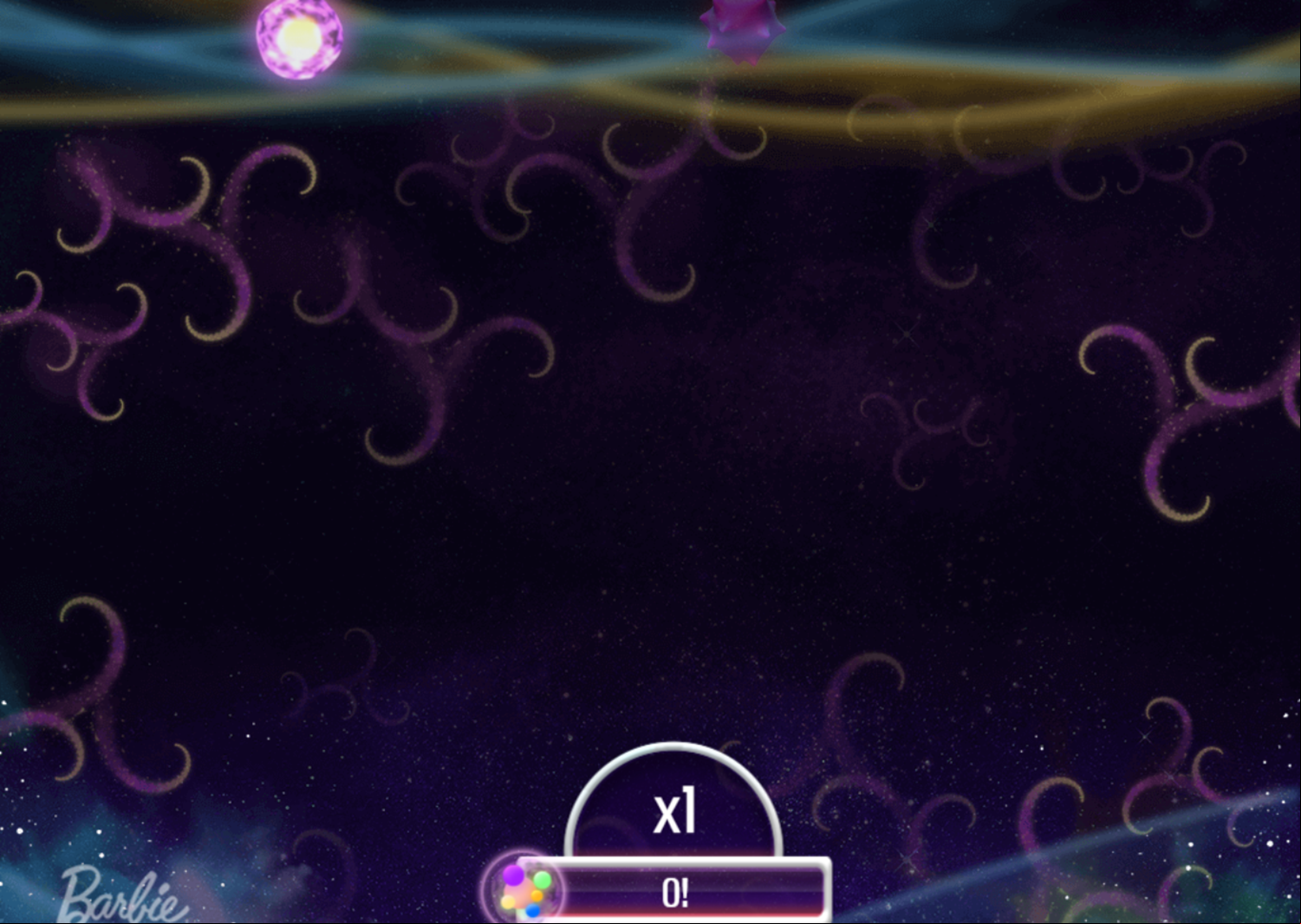 Barbie Star Light Adventure Game Minigame Start Screenshot.