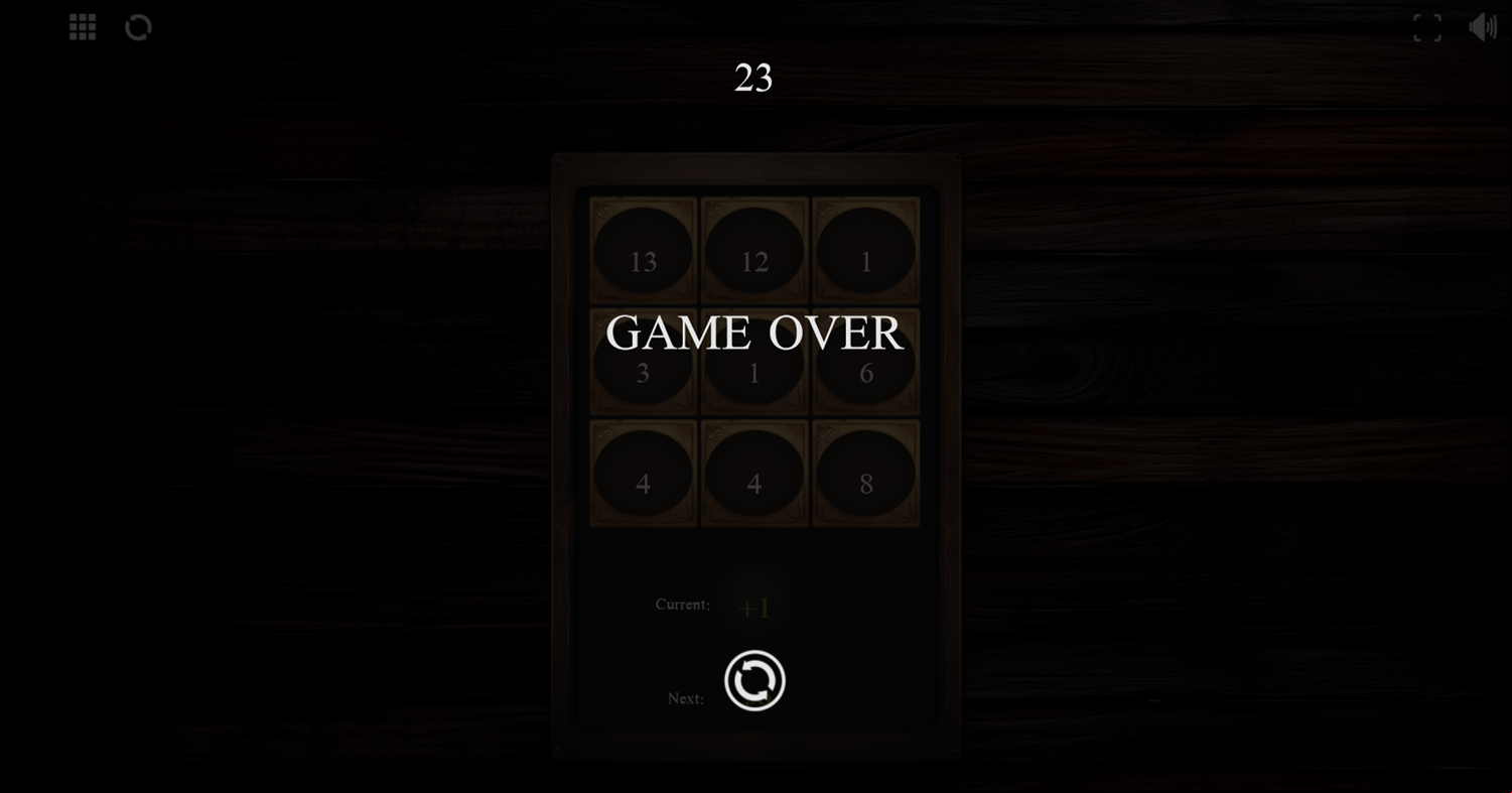 Base 5 Game Over Screenshot.