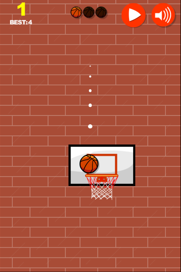 Basket Fall Gameplay Screenshot.