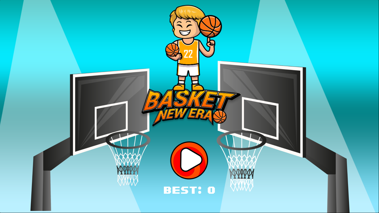 Basket New Era Game Welcome Screen Screenshot.