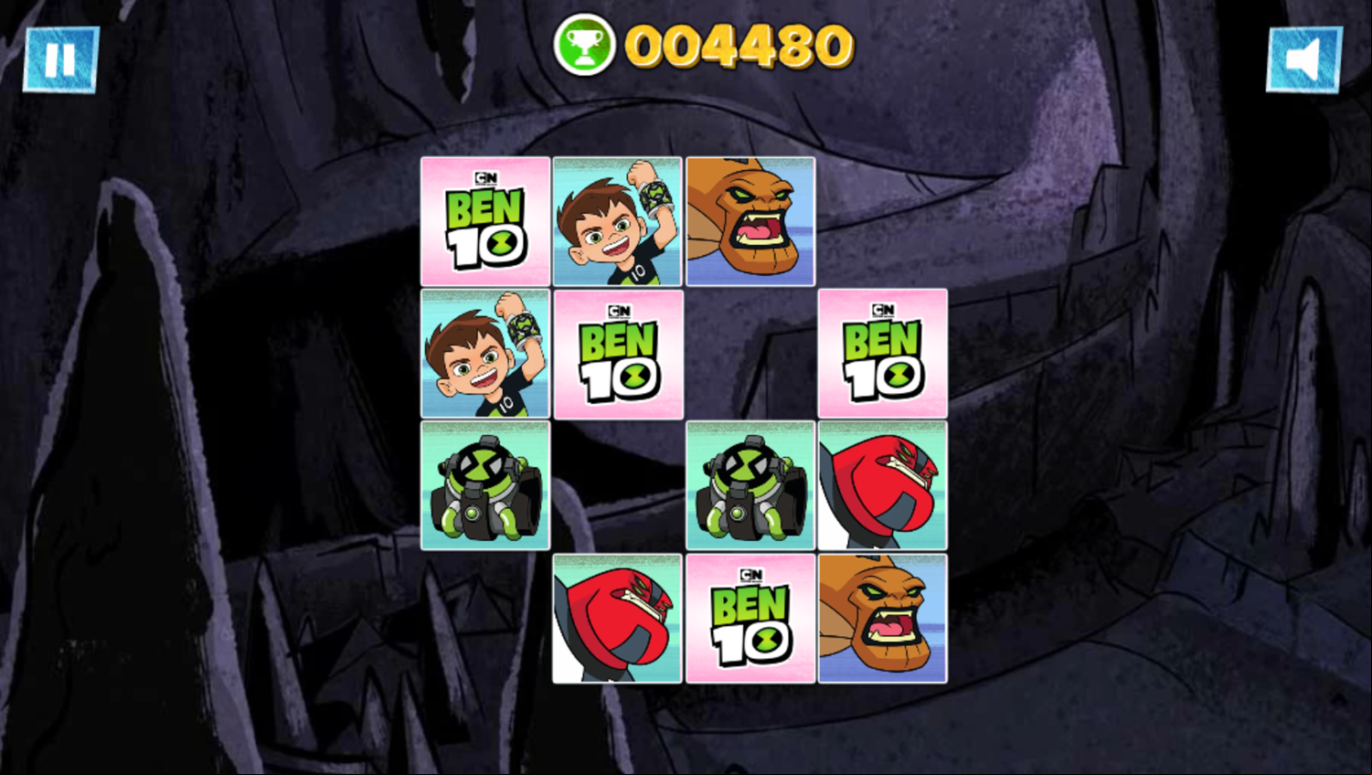 Ben 10 Match Up Game  Screenshot.