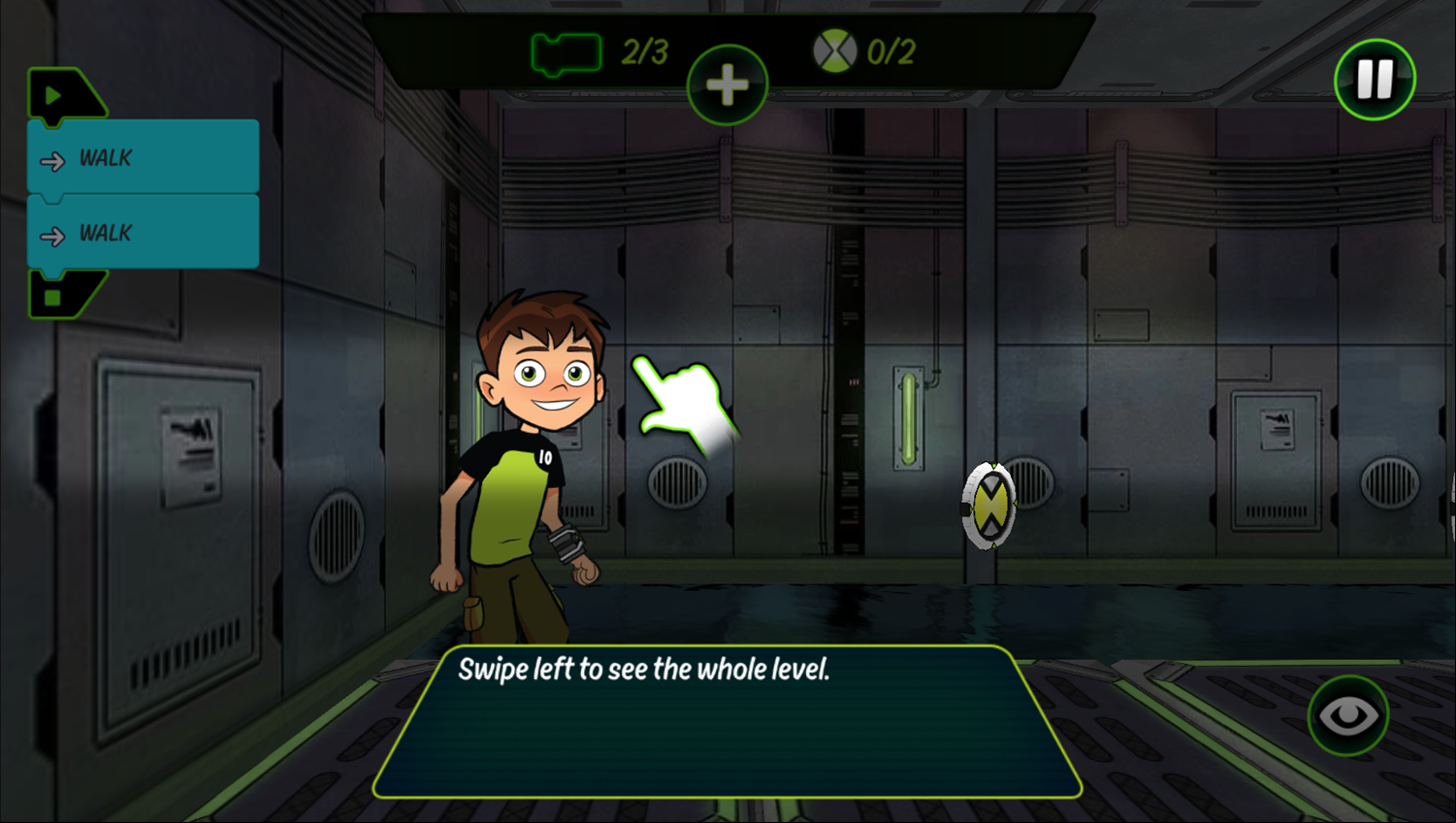 Ben 10 Omnicode Game How To Play Screenshot.