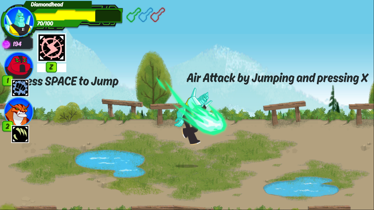 Ben 10 Omnitrix Shadow Game Play Tips Screenshot.