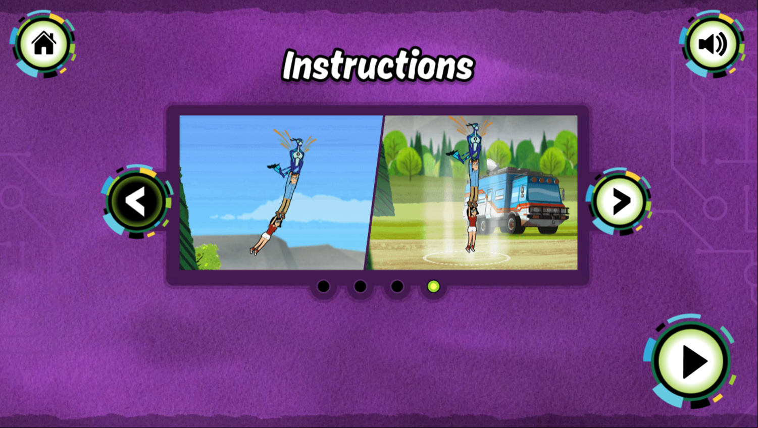 Ben 10 Steam Camp Game Extra Tips Screenshot.