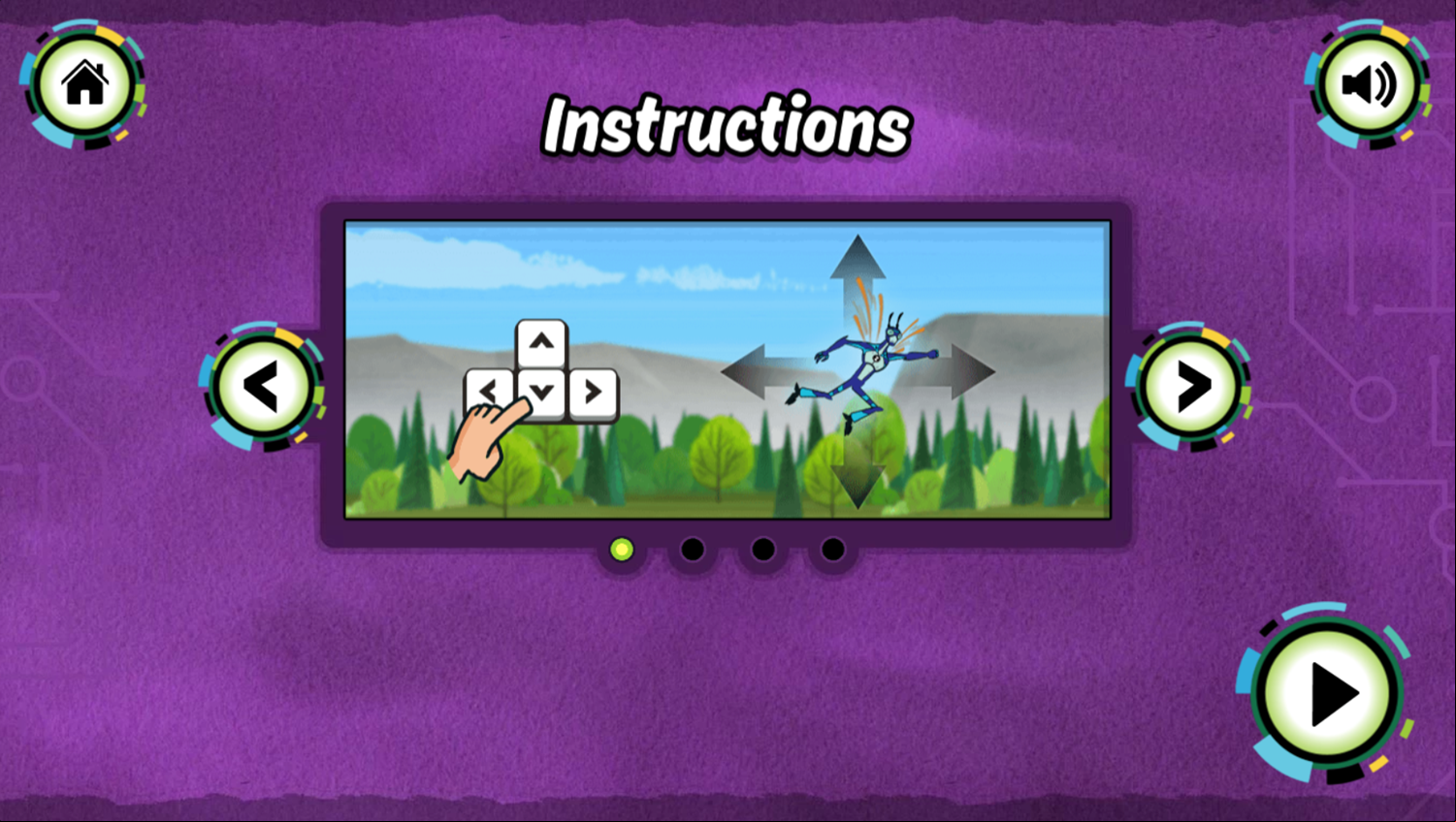 Ben 10 Steam Camp Game How To Play Screenshot.