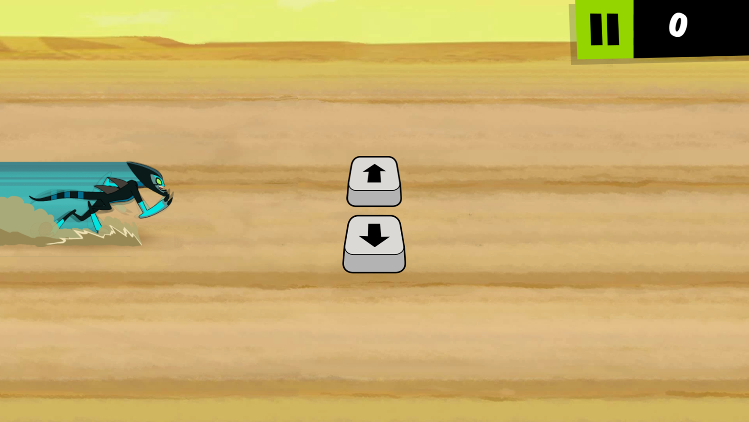 Ben 10 XLR8 Avoid Game How To Play Screenshot.