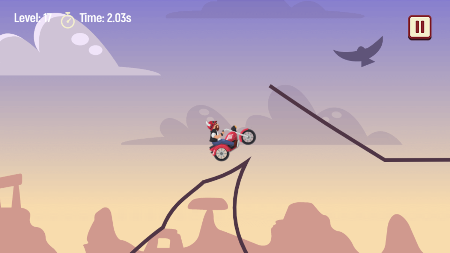 Biker Lane Game Screenshot.