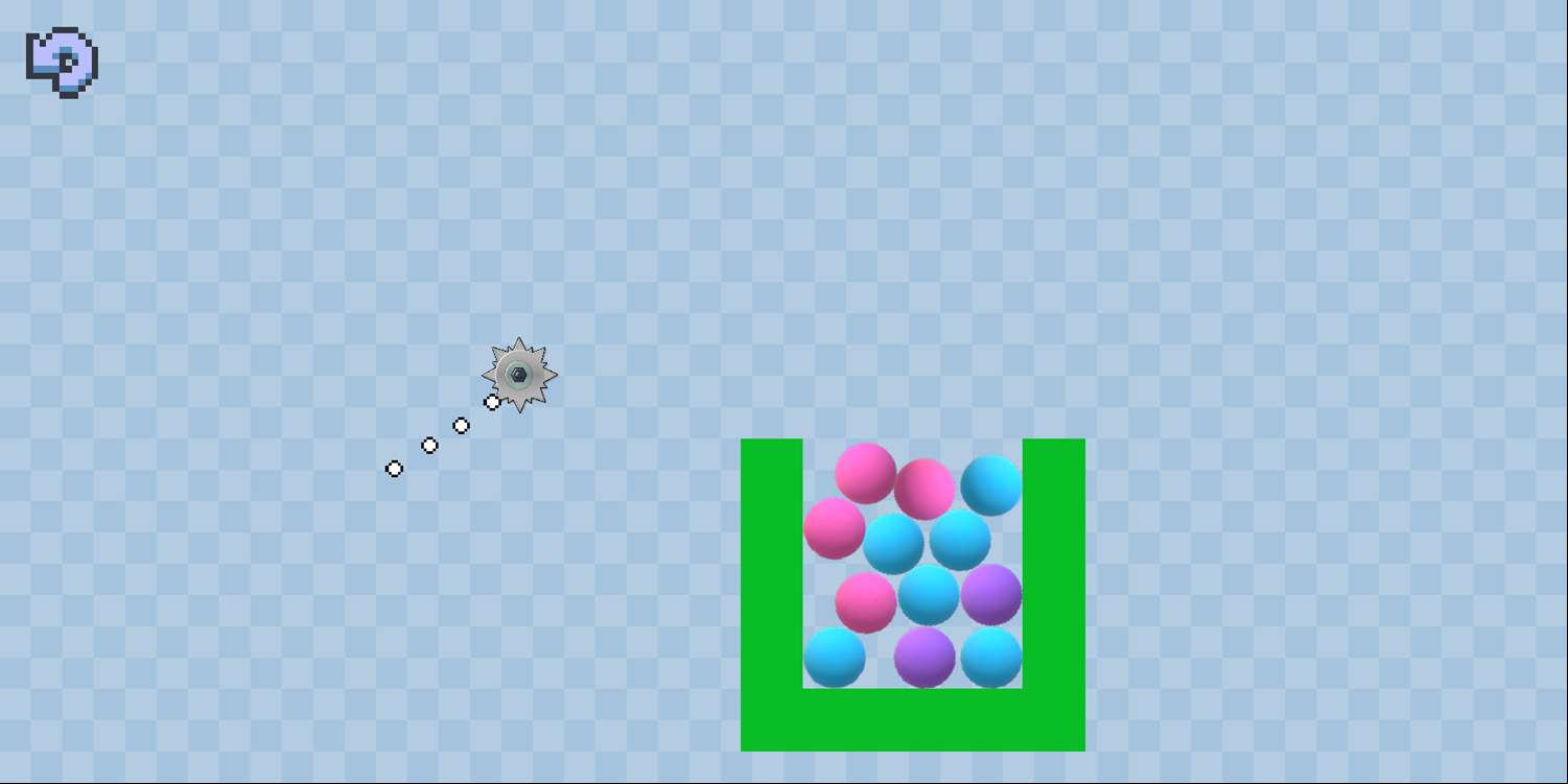 Blade Balloon Game Start Screenshot.