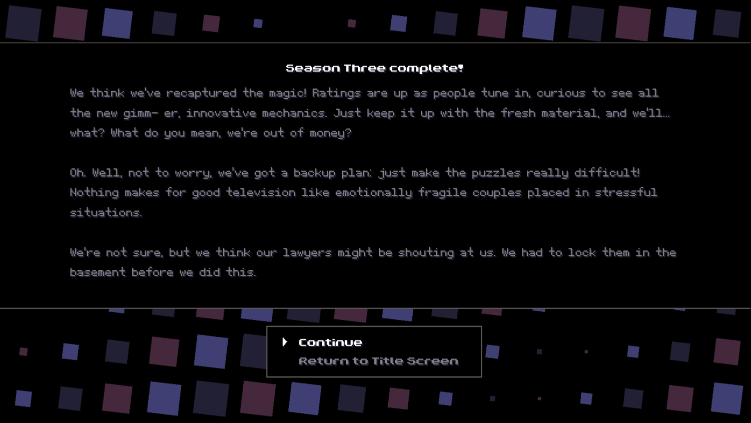 Blaze of Affection Game Season Three Complete Screen Screenshot.