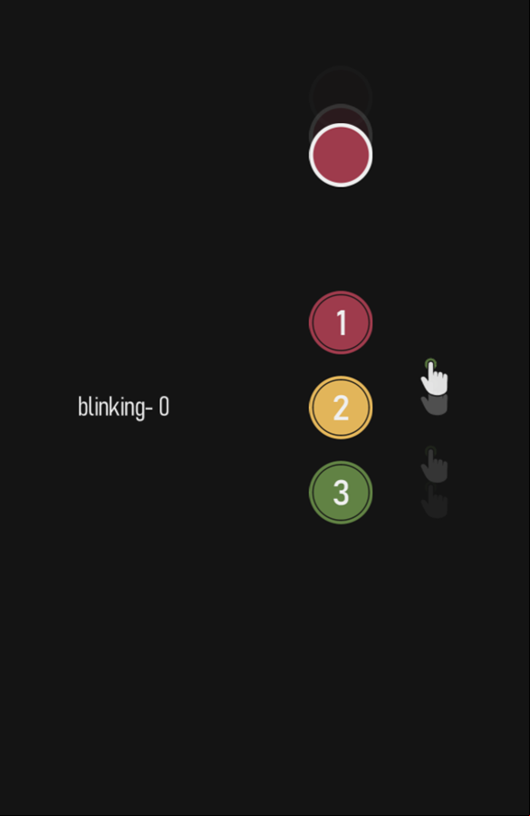 Blinking Game Start Screenshot.