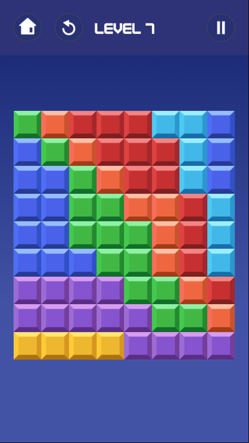 Block Buster Blitz Game Level Progress Screenshot.